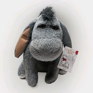 Disney Christopher Robin Live Action Movie Eeyore Plush 16” NWT Winnie The Pooh
